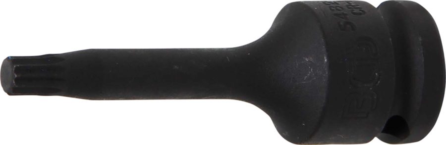 Jaudas uzgaļa ieliktnis | Garums 75mm | Piedzīt iekšējo kvadrātu 12,5 mm (1/2 collas) | iekšējā šķautne (XZN) M8