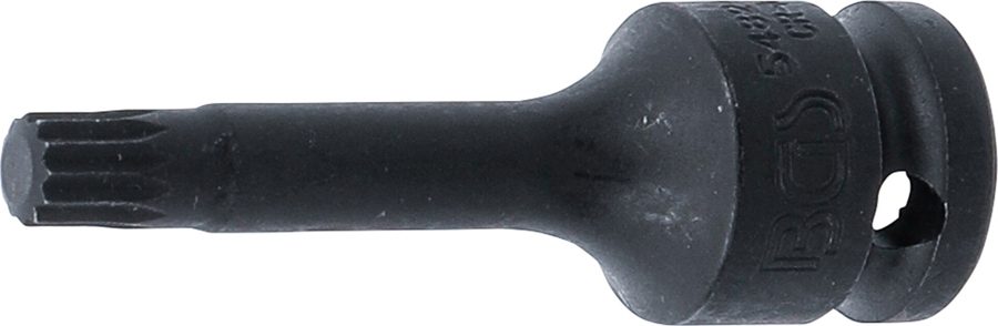 Jaudas uzgaļa ieliktnis | Garums 75mm | Piedzīt iekšējo kvadrātu 12,5 mm (1/2 collas) | iekšējā šķautne (XZN) M9