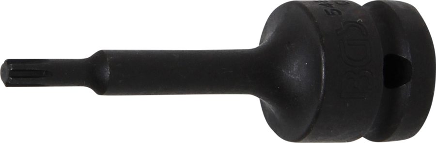 Jaudas uzgaļa ieliktnis | Garums 75mm | Iekšējā kvadrātveida piedziņa 12,5 mm (1/2") | Ķīļa profils (RIBE) M5