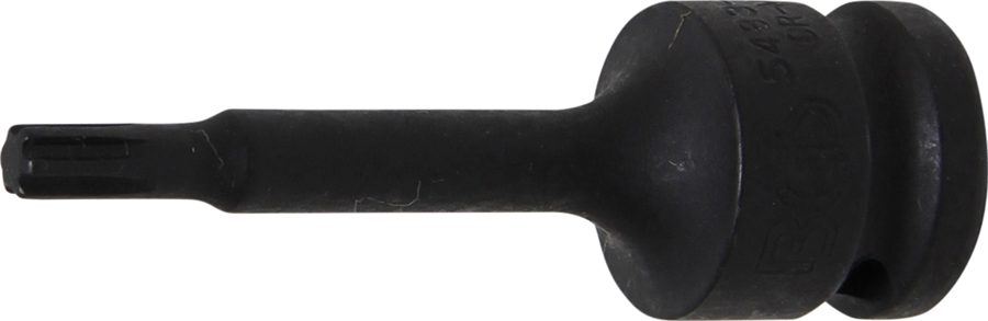 Jaudas uzgaļa ieliktnis | Garums 75mm | Iekšējā kvadrātveida piedziņa 12,5 mm (1/2") | Ķīļa profils (RIBE) M6