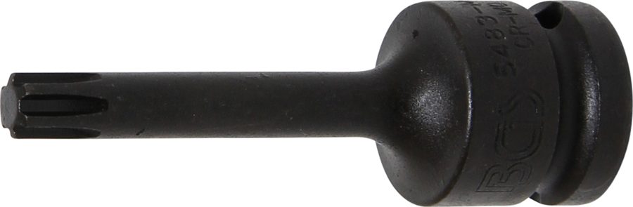 Jaudas uzgaļa ieliktnis | Garums 75mm | Iekšējā kvadrātveida piedziņa 12,5 mm (1/2") | Ķīļa profils (RIBE) M8