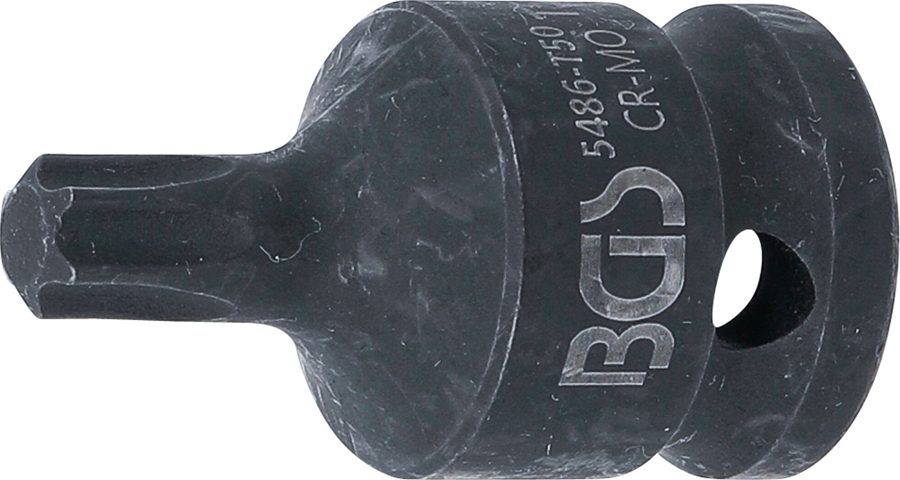Jaudas uzgaļa ieliktnis | Garums 42mm | Iekšējā kvadrātveida piedziņa 12,5 mm (1/2") | T veida profils (Torx) T50