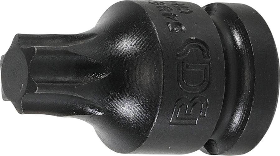 Jaudas uzgaļa ieliktnis | Garums 42mm | Iekšējā kvadrātveida piedziņa 12,5 mm (1/2") | T veida profils (Torx) T60