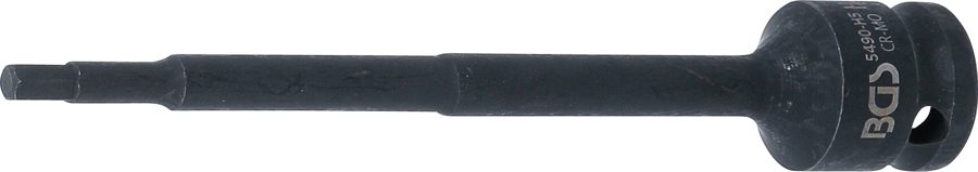 Jaudas uzgaļa ieliktnis | Garums 150mm | Piedziņas iekšējais kvadrāts 12,5 mm (1/2") | iekšējais sešstūris 5 mm