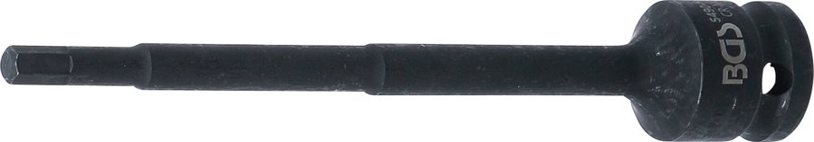 Jaudas uzgaļa ieliktnis | Garums 150mm | Piedziņas iekšējais kvadrāts 12,5 mm (1/2") | iekšējais sešstūris 6 mm
