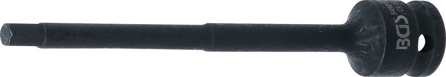 Jaudas uzgaļa ieliktnis | Garums 150mm | Piedziņas iekšējais kvadrāts 12,5 mm (1/2") | iekšējais sešstūris 7 mm