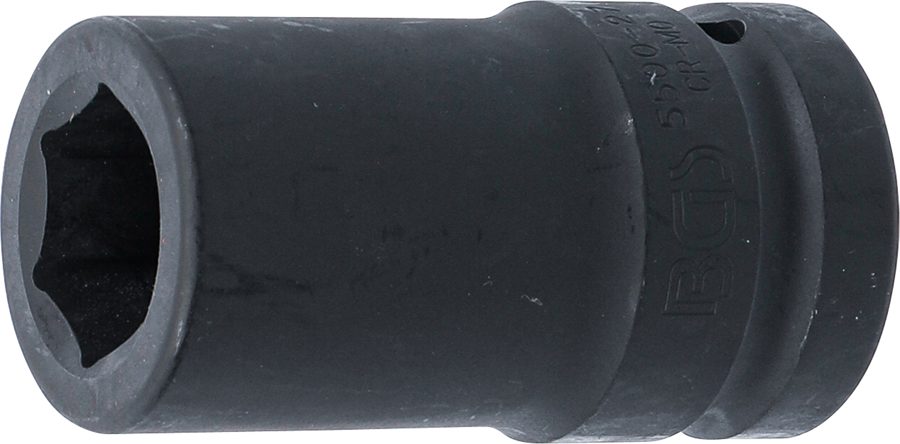 Triecienligzdas uzgriežņu atslēgas ieliktnis, sešstūris, dziļš | Piedziņas iekšējais kvadrāts 25 mm (1") | SW 27 mm