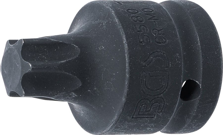 Jaudas uzgaļa ieliktnis | Garums 60mm | Iekšējā kvadrātveida piedziņa 20 mm (3/4") | T veida profils (Torx) T80