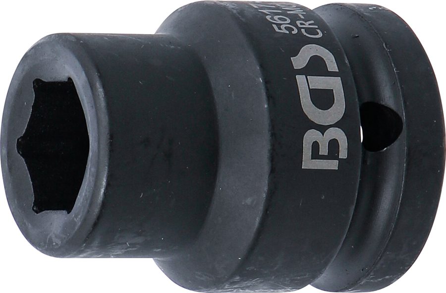 Triecienligzdas uzgriežņu atslēgas ieliktnis sešstūris | Piedziņas iekšējais kvadrāts 20 mm (3/4") | SW 17 mm
