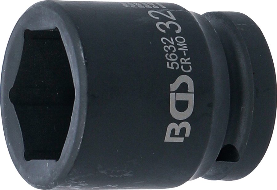 Triecienligzdas uzgriežņu atslēgas ieliktnis sešstūris | Piedziņas iekšējais kvadrāts 20 mm (3/4") | SW 32 mm