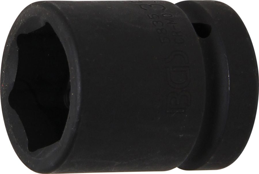 Triecienligzdas uzgriežņu atslēgas ieliktnis sešstūris | Piedziņas iekšējais kvadrāts 25 mm (1") | SW 35 mm