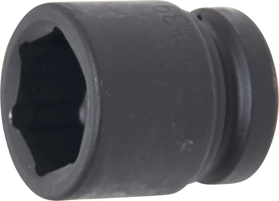 Triecienligzdas uzgriežņu atslēgas ieliktnis sešstūris | Piedziņas iekšējais kvadrāts 25 mm (1") | SW 39 mm