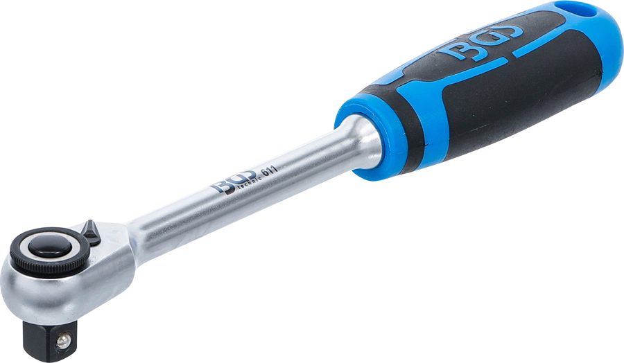 Atgriezenisks sprūdrata mehānisms | smalki zobi | Piedziņas ārējais kvadrāts 10 mm (3/8 collas)