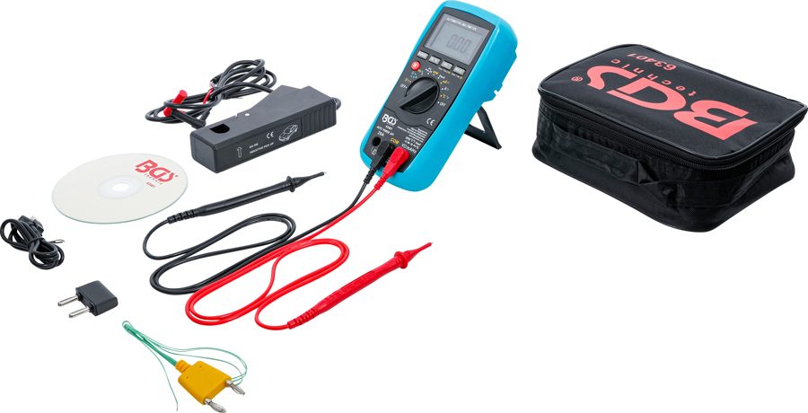 Automobiļu digitālais multimetrs ar USB interfeisu