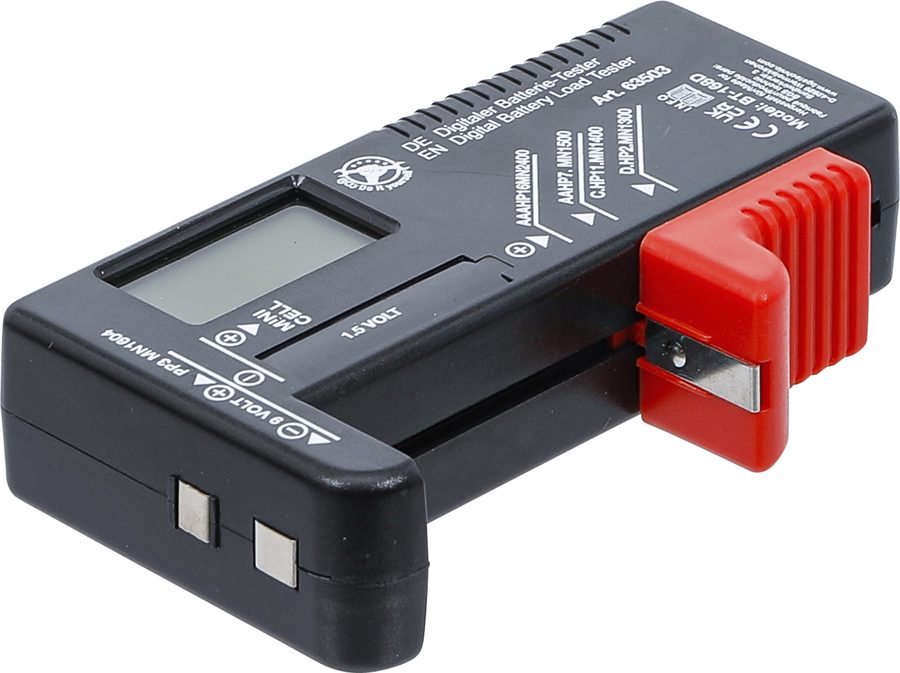 Digitālais bateriju testeris | 1,5 V/9 V