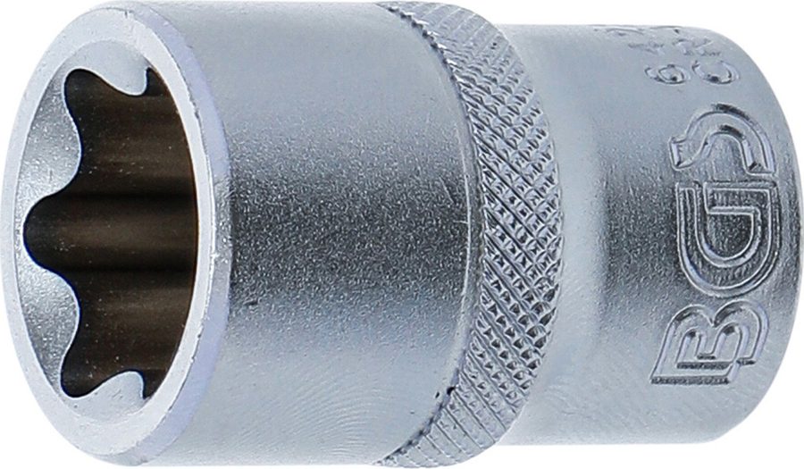 Uzgriežņu atslēgas ieliktnis E-profils | Iekšējā kvadrātveida piedziņa 12,5 mm (1/2") | SW E22