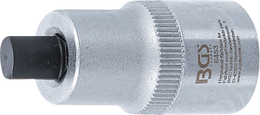 Izkliedētāja ieliktnis atsperes statņu nostiprināšanai | Piedziņas iekšējais kvadrāts 12,5 mm (1/2 collas) | 5,5 x 8,2 mm