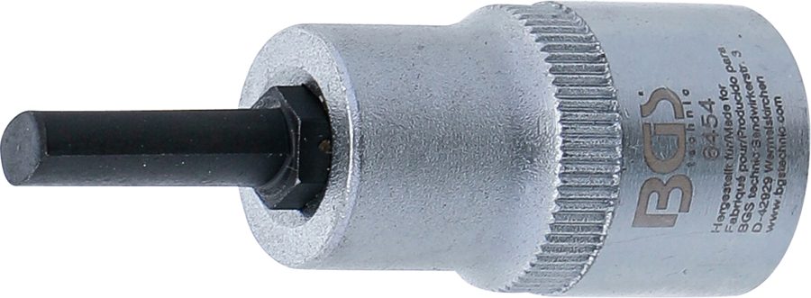 Izkliedētāja ieliktnis atsperes statņu nostiprināšanai | Piedziņas iekšējais kvadrāts 12,5 mm (1/2 collas) | 5 x 7 mm