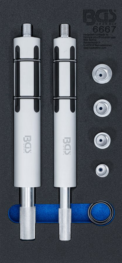 Darbnīcas ratiņu ieliktnis 1/3: sajūga centrēšanas instrumentu komplekts | kravas automašīnām | 6 gab