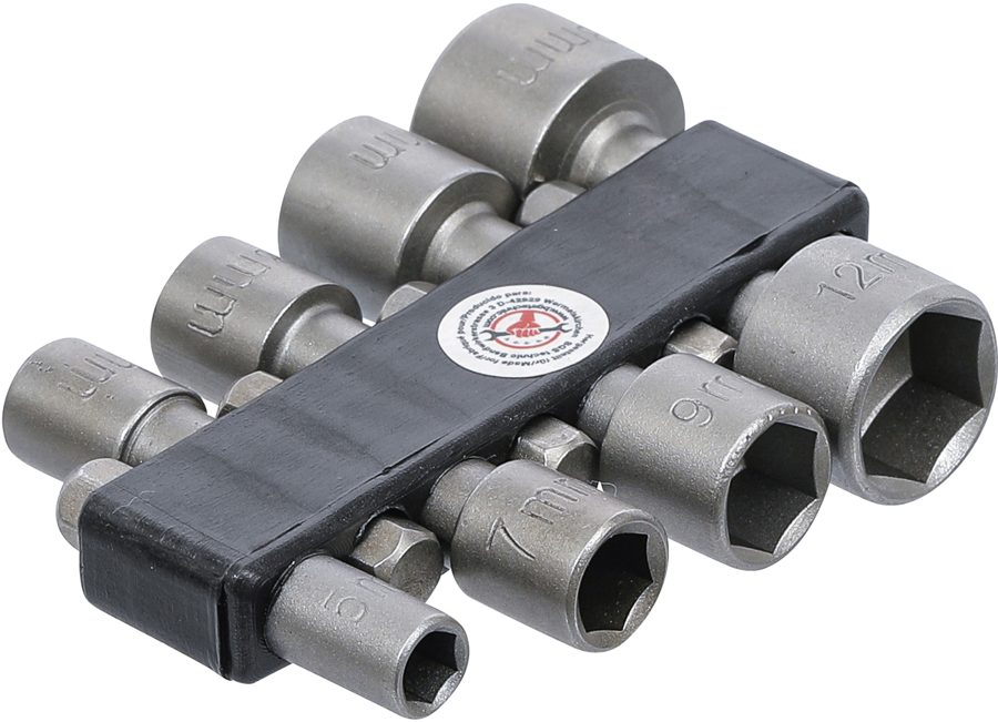 Uzgriežņu atslēgu komplekts | Piedziņas ārējais sešstūris 6,3 mm (1/4") | SW 5 - 13 mm | 8 gab.