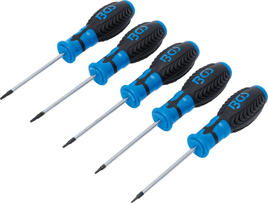 Skrūvgriežu komplekts | T-profils (Torx) | T6 - T10 | 5 gab.