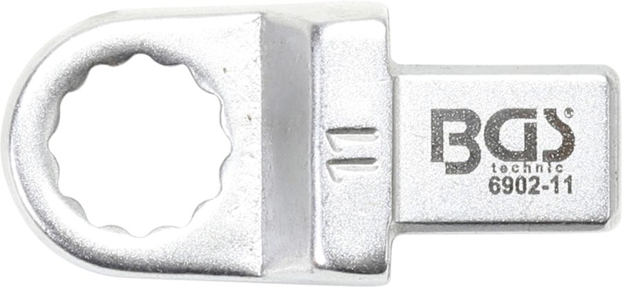 Ievietojiet gredzenveida uzgriežņu atslēgu | 11 mm | Ieraksts 9 x 12 mm