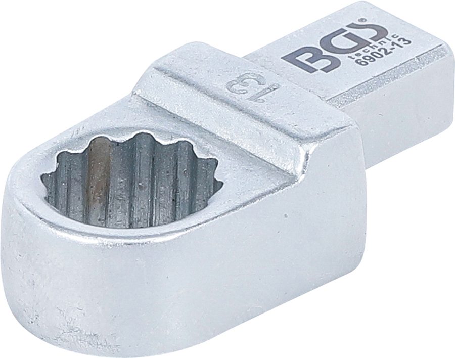 Ievietojiet gredzenveida uzgriežņu atslēgu | 13 mm | Ieraksts 9 x 12 mm