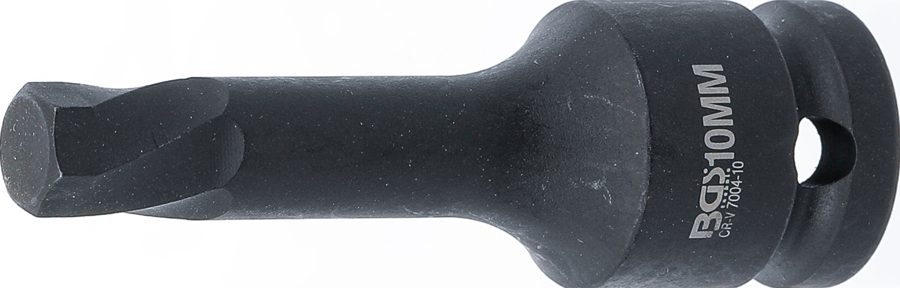 Skrūvju nosūcējs | Piedziņas iekšējais kvadrāts 12,5 mm (1/2") | bojātam iekšējam sešstūrim 10 mm