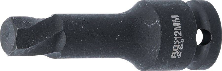 Skrūvju nosūcējs | Piedziņas iekšējais kvadrāts 12,5 mm (1/2") | bojātam iekšējam sešstūrim 12 mm