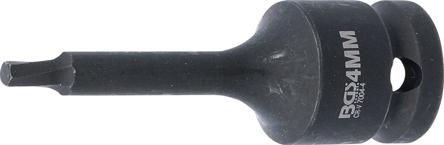 Skrūvju nosūcējs | Piedziņas iekšējais kvadrāts 12,5 mm (1/2") | bojātam iekšējam sešstūrim 4 mm