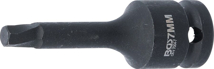 Skrūvju nosūcējs | Piedziņas iekšējais kvadrāts 12,5 mm (1/2") | bojātam iekšējam sešstūrim 7 mm