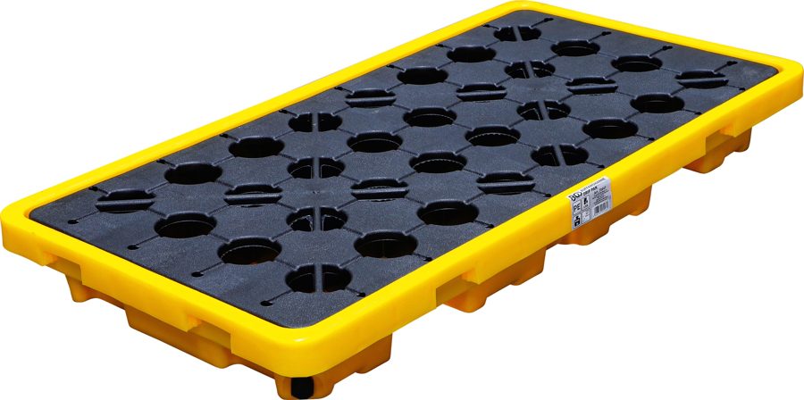 Eļļas savākšanas panna | ar režģi | uz 2 x 200l mucām