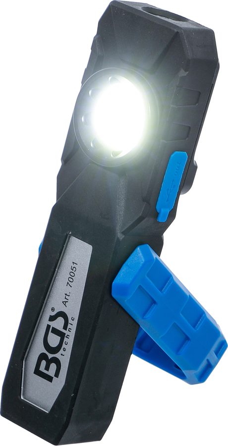 COB LED darbnīcas gaisma ar magnētu un āķi | salokāms