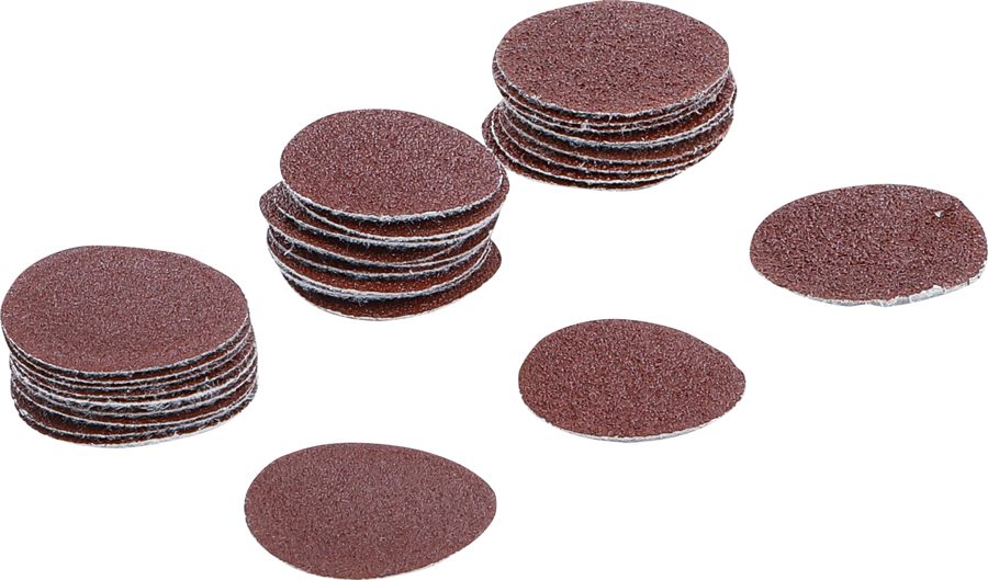 Slīpēšanas loksnes komplekts ekscentriskajām slīpmašīnām | Ø 30 mm | K 60 - 80 - 120 | 30 gab.