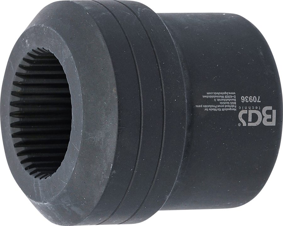Speciāls uzgriežņu atslēgas ieliktnis | Daudzzobu | Iekšējā kvadrātveida piedziņa 12,5 mm (1/2") | aizmugurējās ass ieejas vārpstai | BMW