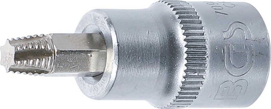 Skrūves nosūcēja uzgaļa ieliktnis | Iekšējā kvadrātveida piedziņa 10 mm (3/8") | bojātam T veida profilam (Torx) T30