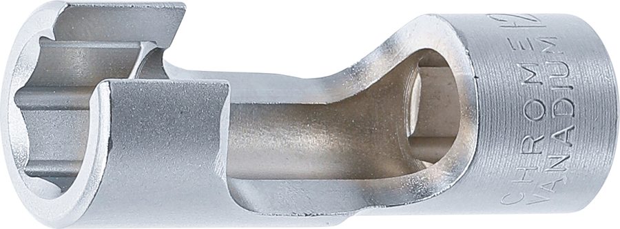 Speciālas uzgriežņu atslēgas ieliktnis, rievots | Piedziņas iekšējais kvadrāts 10 mm (3/8") | SW 12 mm