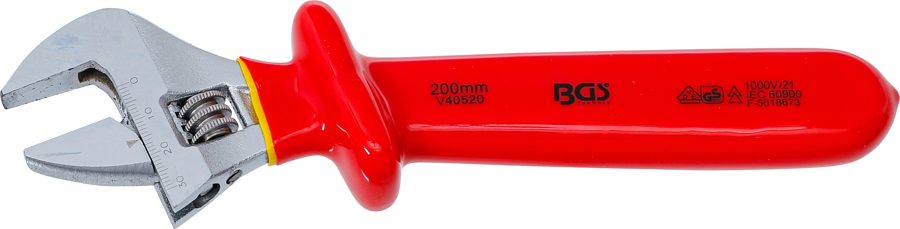 VDE regulējama uzgriežņu atslēga | SW maks. 34 mm