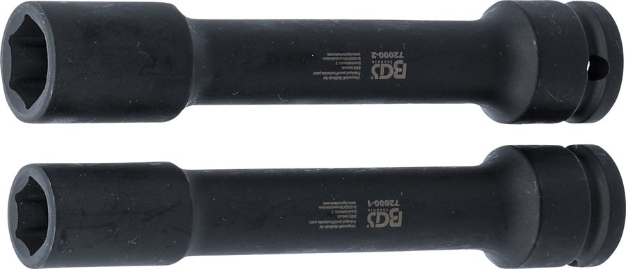 Speciāls uzgriežņu atslēgu ieliktņu komplekts | diferenciāļa atloka uzgrieznim | par Volvo | SW 15 - 18 mm