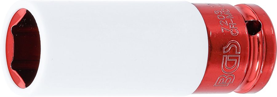 Jaudas aizsardzībai | Piedziņas iekšējais kvadrāts 12,5 mm (1/2") | SW 21 mm
