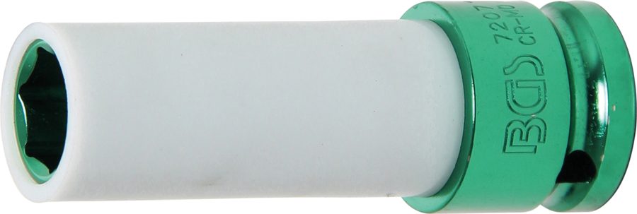 Jaudas aizsardzībai | Piedziņas iekšējais kvadrāts 12,5 mm (1/2") | SW 15 mm