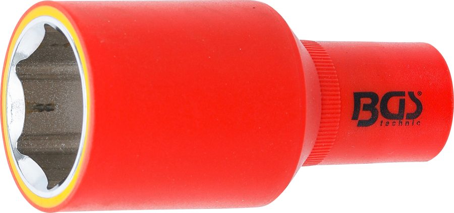 VDE uzgriežņu atslēgas ieliktnis sešstūris | Piedziņas iekšējais kvadrāts 12,5 mm (1/2") | SW 30 mm