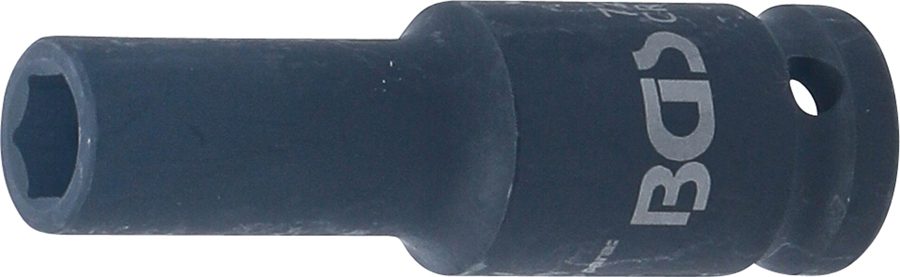 Triecienligzdas uzgriežņu atslēgas ieliktnis, sešstūris, dziļš | Piedziņas iekšējais kvadrāts 12,5 mm (1/2") | SW 10 mm