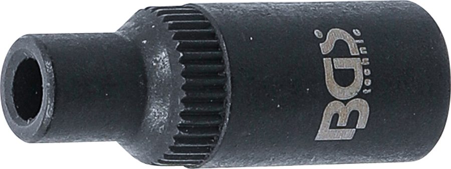 Krāna turētāja ligzdas uzgriežņu atslēgas ieliktnis | 6,3 mm (1/4 collas) | 3,4 mm