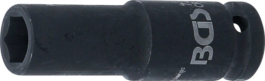 Triecienligzdas uzgriežņu atslēgas ieliktnis, sešstūris, dziļš | Piedziņas iekšējais kvadrāts 12,5 mm (1/2") | SW 13 mm