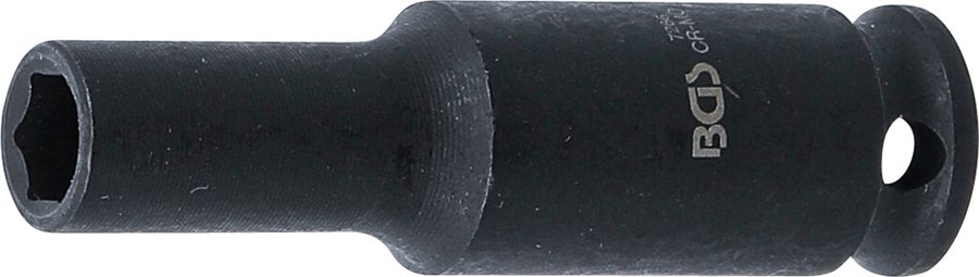 Triecienligzdas uzgriežņu atslēgas ieliktnis, sešstūris, dziļš | Piedziņas iekšējais kvadrāts 6,3 mm (1/4") | SW 6 mm