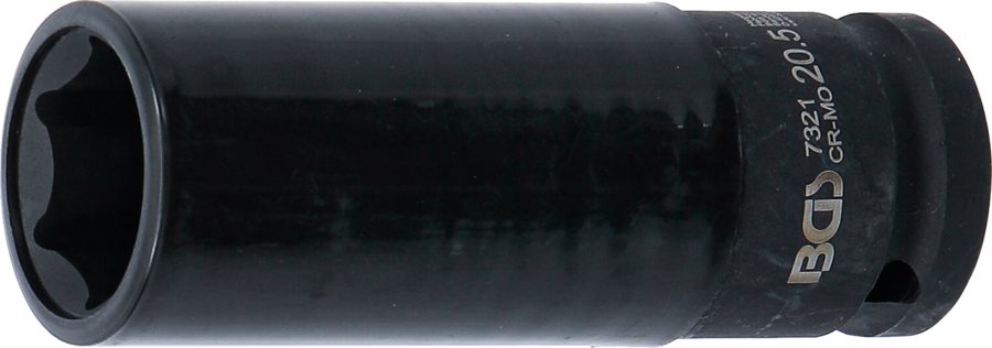 Jaudas aizsardzībai | Piedziņas iekšējais kvadrāts 12,5 mm (1/2") | SW 20,5 mm