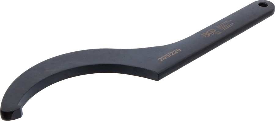 Āķa atslēga ar degunu | 205-220 mm
