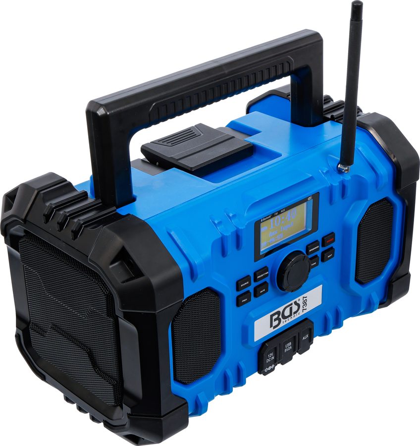 Akumulators DAB radio | Hibrīds | 18V un 230V | bez akumulatora