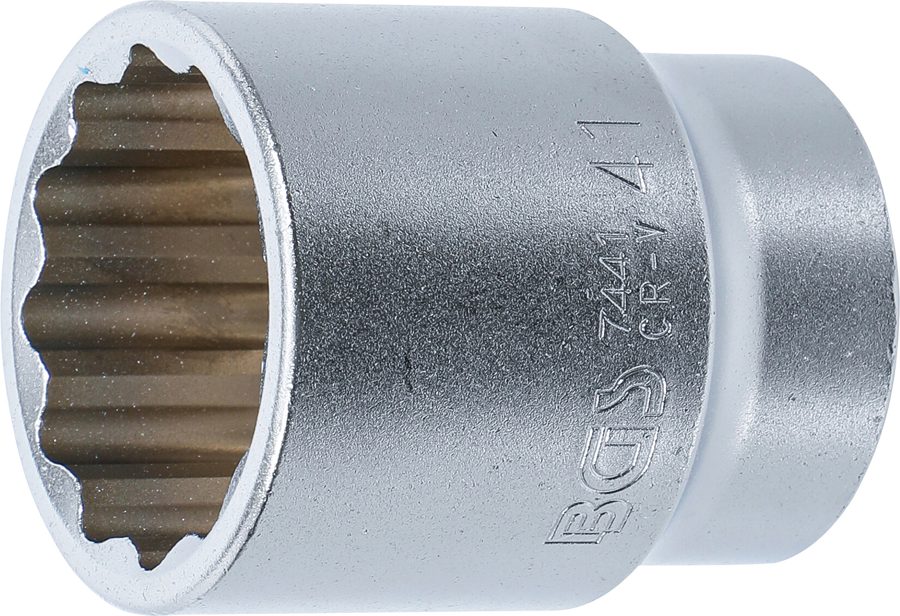 Uzgriežņu atslēgas ieliktnis divpadsmit punktu | Iekšējā kvadrātveida piedziņa 20 mm (3/4") | SW 41 mm